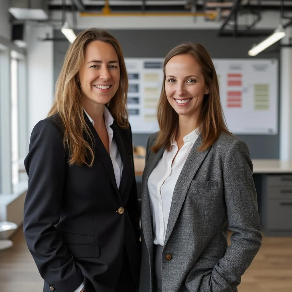 Fundadores de MotivaciónConstante en su primera oficina
