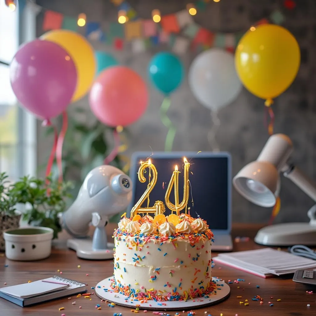 Celebración de aniversario de la empresa